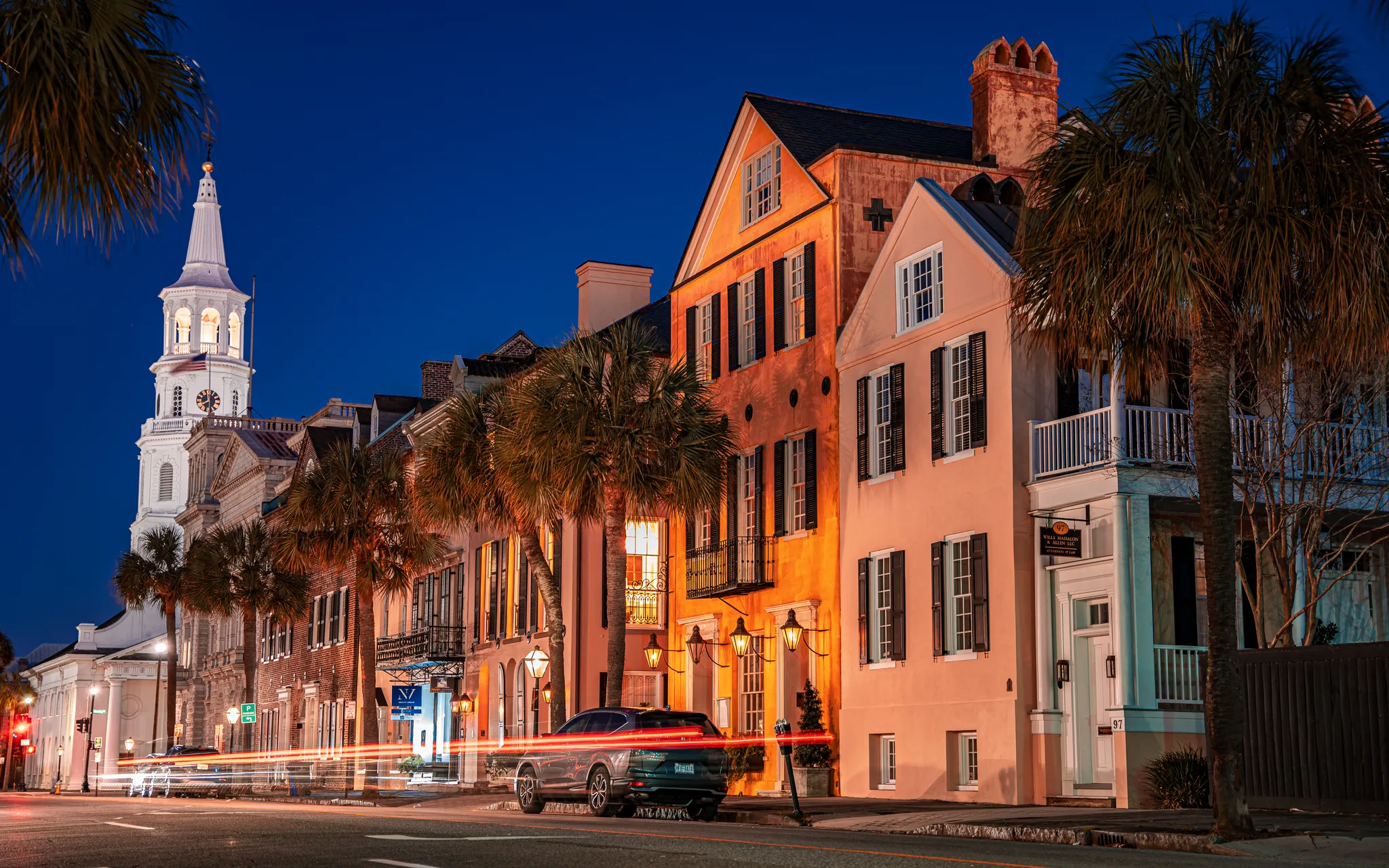 Charleston light trails
